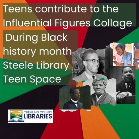 Teens contribute to the collage