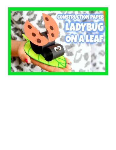 Construction Paper Ladybug