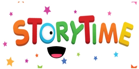 Storytime spelled out in colorful letters
