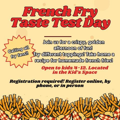 French fry taste test day