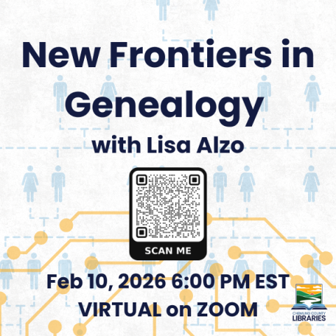 computer data points line up with a family tree