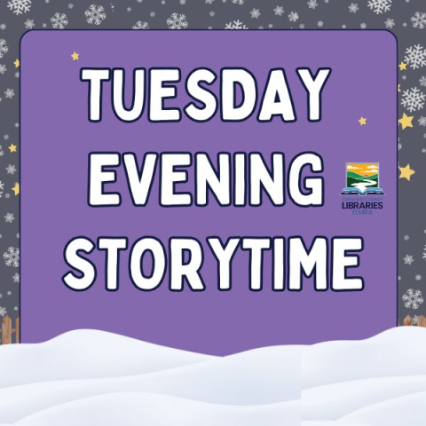 Tuesday evening storytime @ 6:30pm. Dec 2 & Dec 9