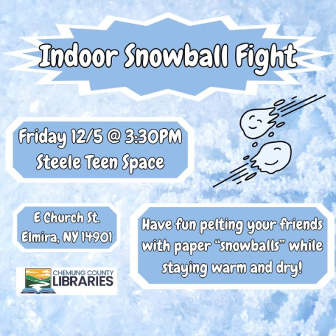 indoor snow ball fight