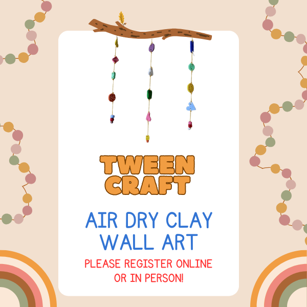 Ary Dry Clay Beaded Wall Art. For Tweens ages 8-12