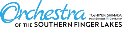 Logo that reads "Orchestra of the Southern Finger Lakes"