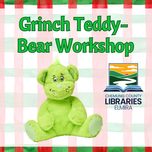 Grinch bear stuffie workshop
