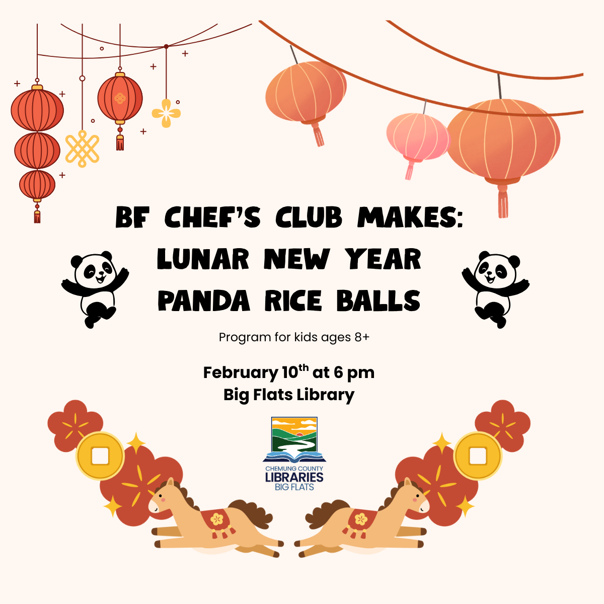 BF Chef’s Club Makes:  Lunar New Year Panda rice balls